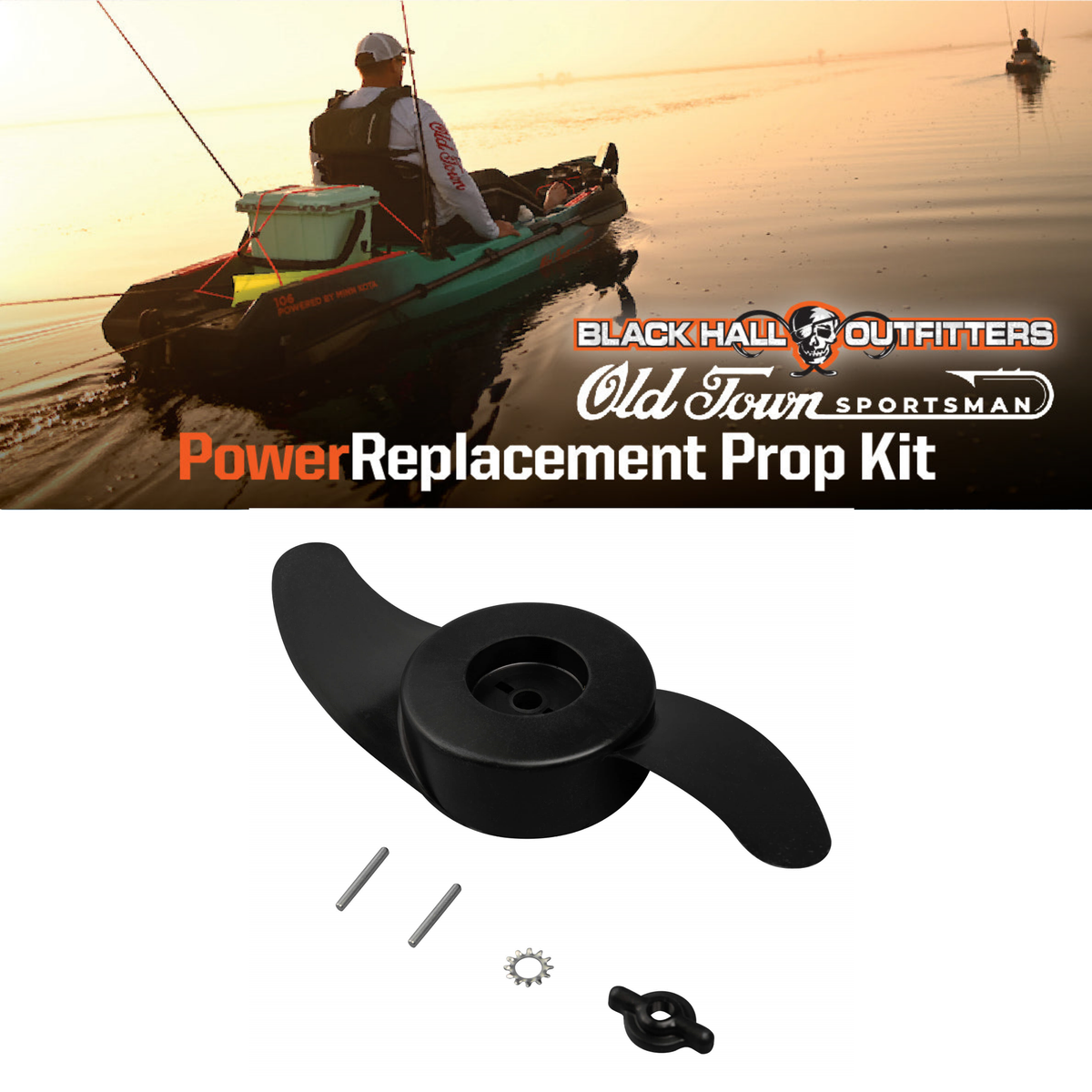 Spare Prop Kit with Floating Nut, Washer & Shear Pin D457801