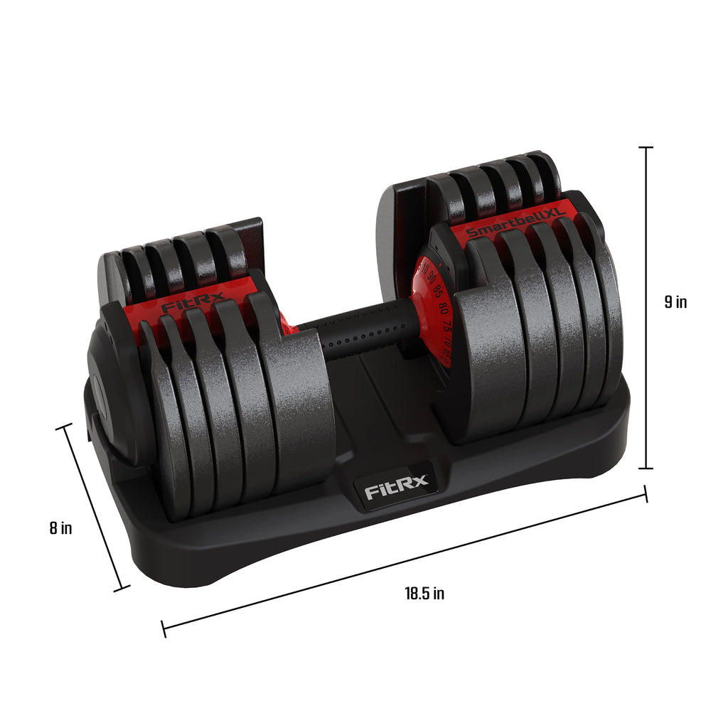 Adjustable Dumbbell 10-90 lbs Black O451