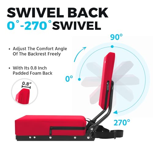 Black Portable Foldable Stadium Seat I93867