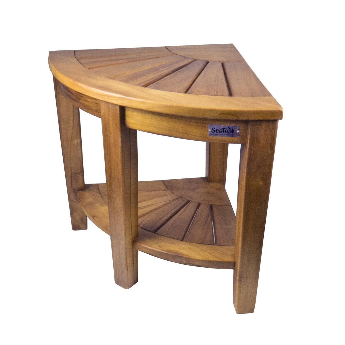 Oiled Finish Shower Corner Seat Q174829
