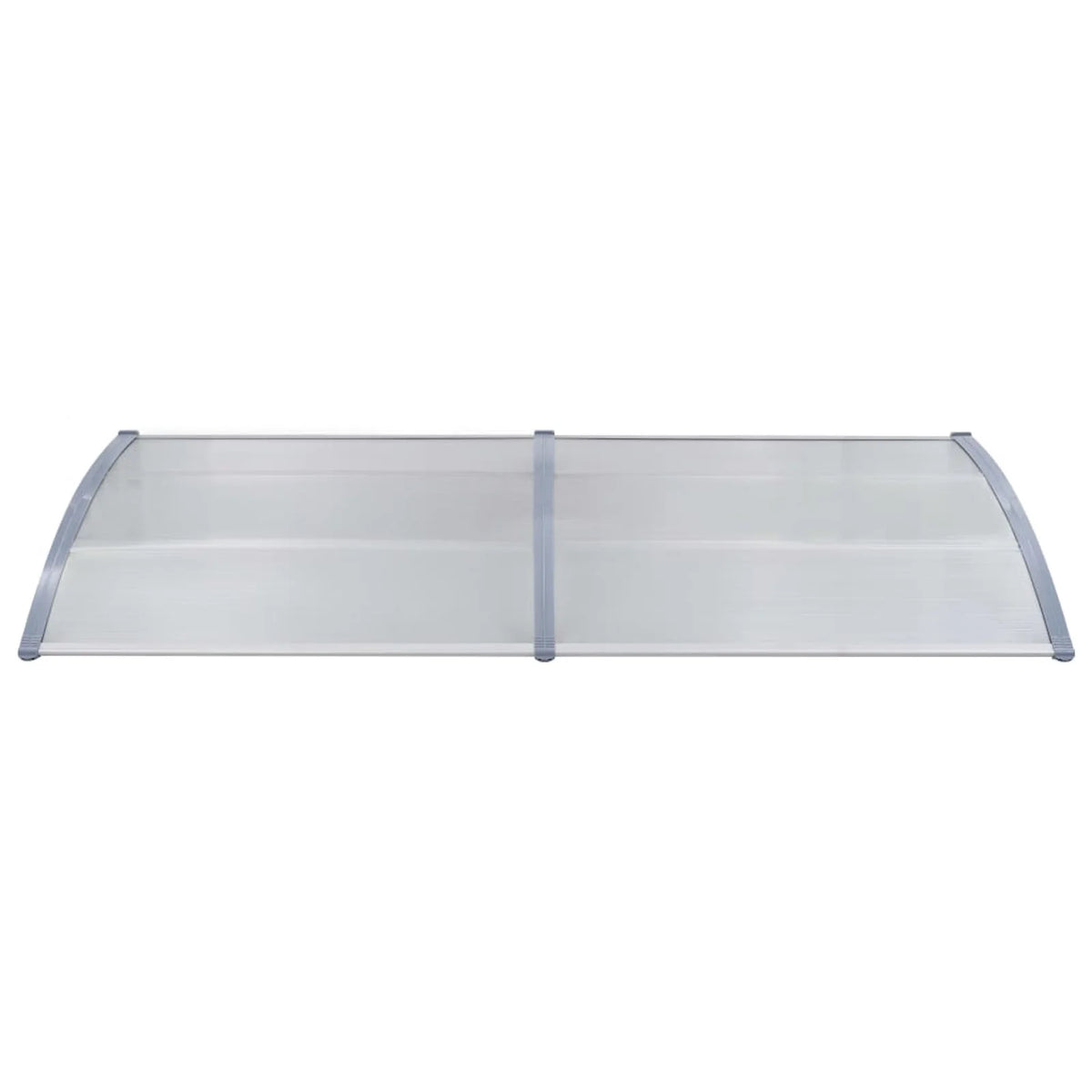 Door Canopy Window Awning Front Door Patio Cover Polycarbonate Transparent Sheets Porch Sun Shade Shelter Overhead Door Canopy 118.1in x 39.4in K360435