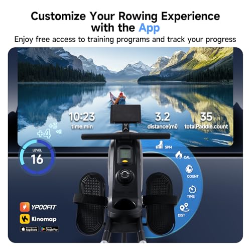 350 LB Capacity 16-Level Magnetic Foldable Rowing Machine Z621822