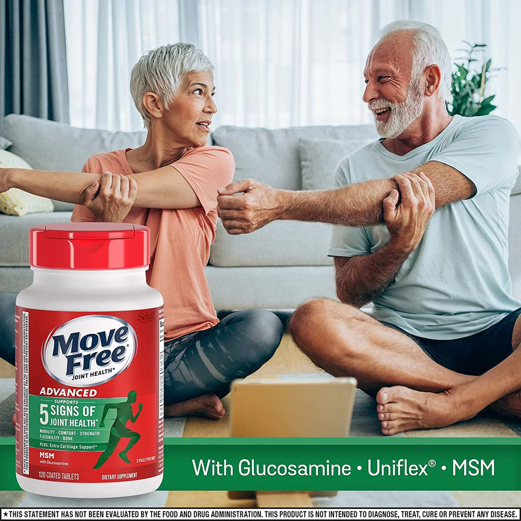 120ct Coated Tablets Glucosamine Chondroitin MSM Supplement F343266