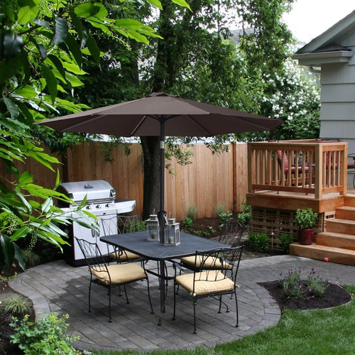 10FT Patio Umbrella with Push Button Tilt C7322
