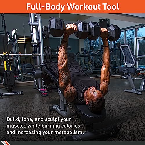 Pair Rubber Encased Hex Dumbbell H5022