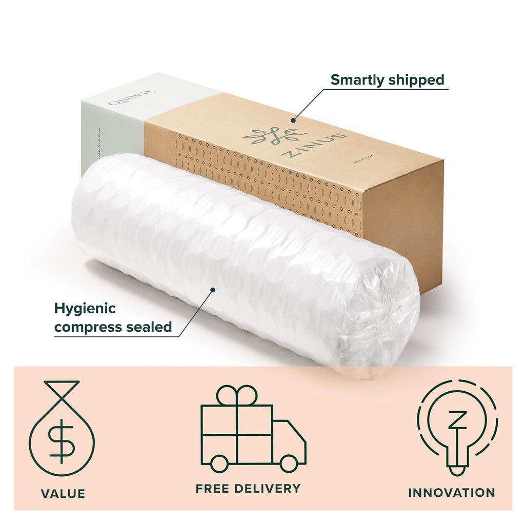 12 Cool Touch Hybrid Gel Memory Foam Pocket Spring Queen Mattress H261