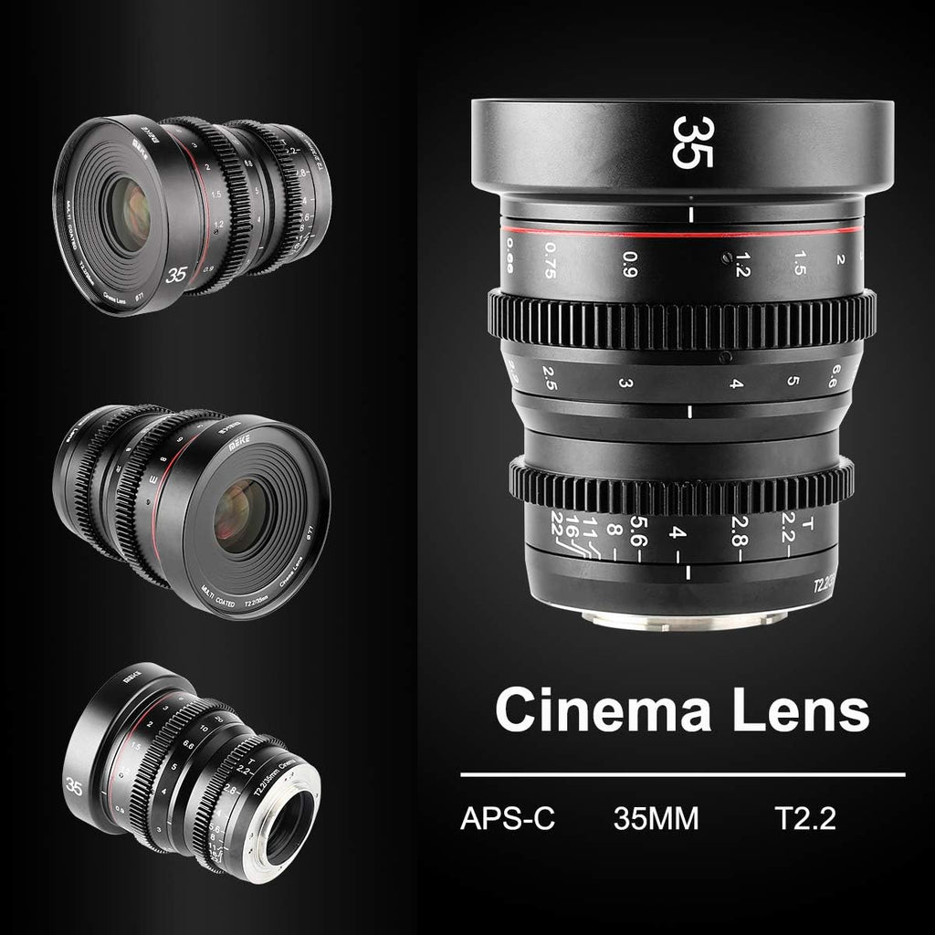 35mm T2.2 Manual Focus Cinema Lens for M43 Mount Cameras E424963