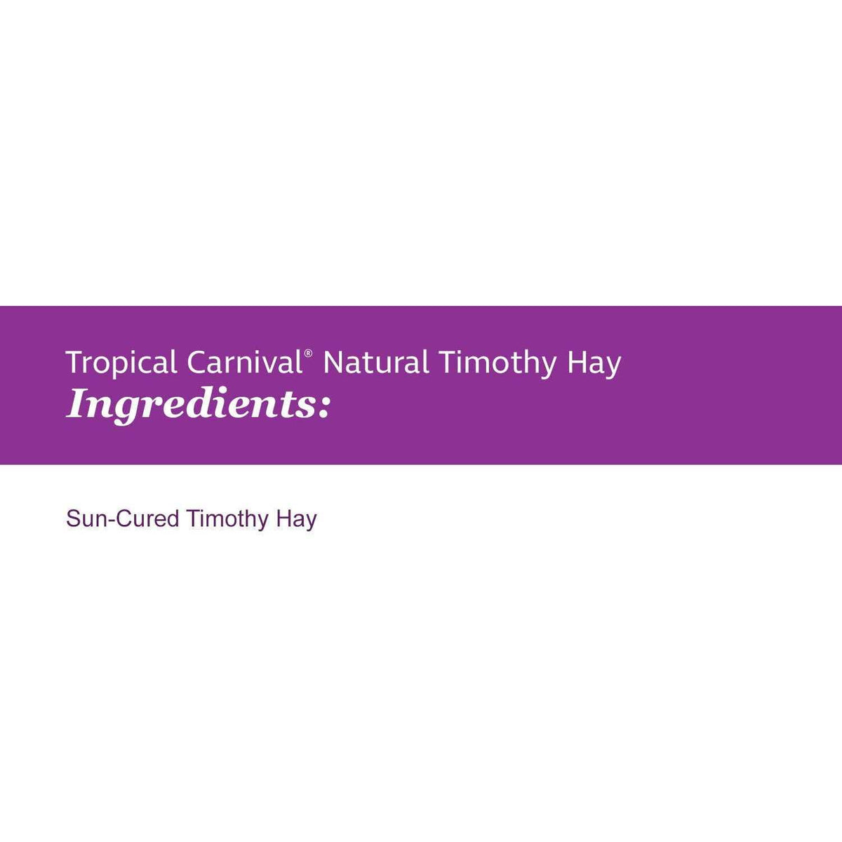 Natural Timothy Hay Pet Supplies Q956