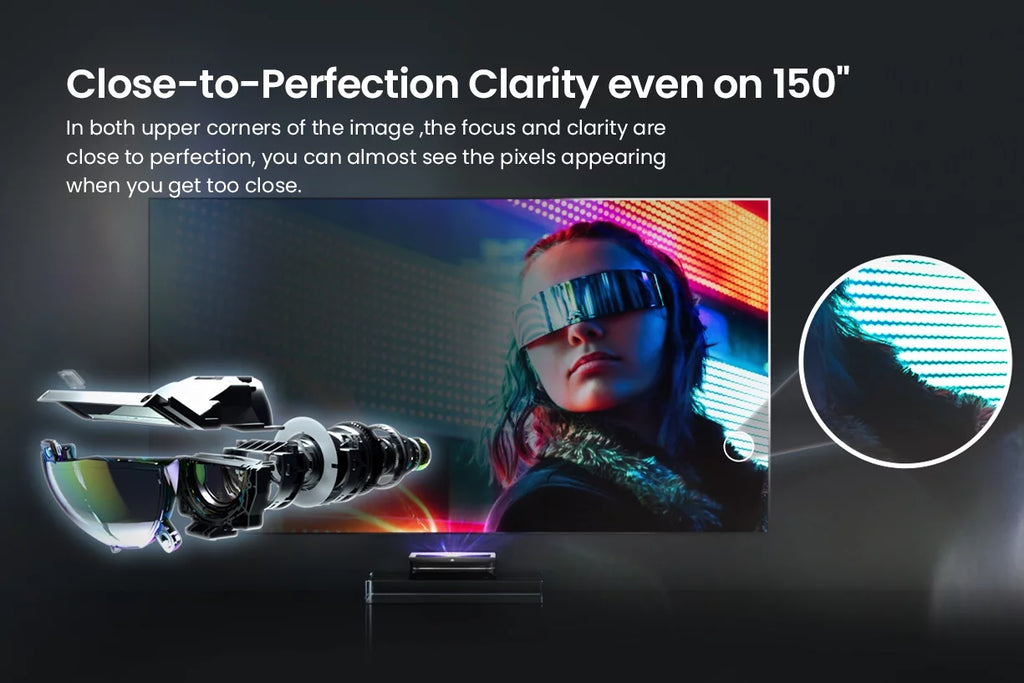4K UHD Ultra Short Throw Triple Laser Projector with 2600 Peak Lumen G960