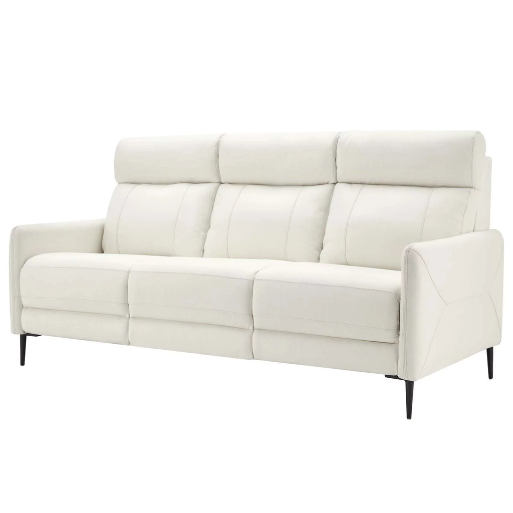 White Leather Sofa P865525