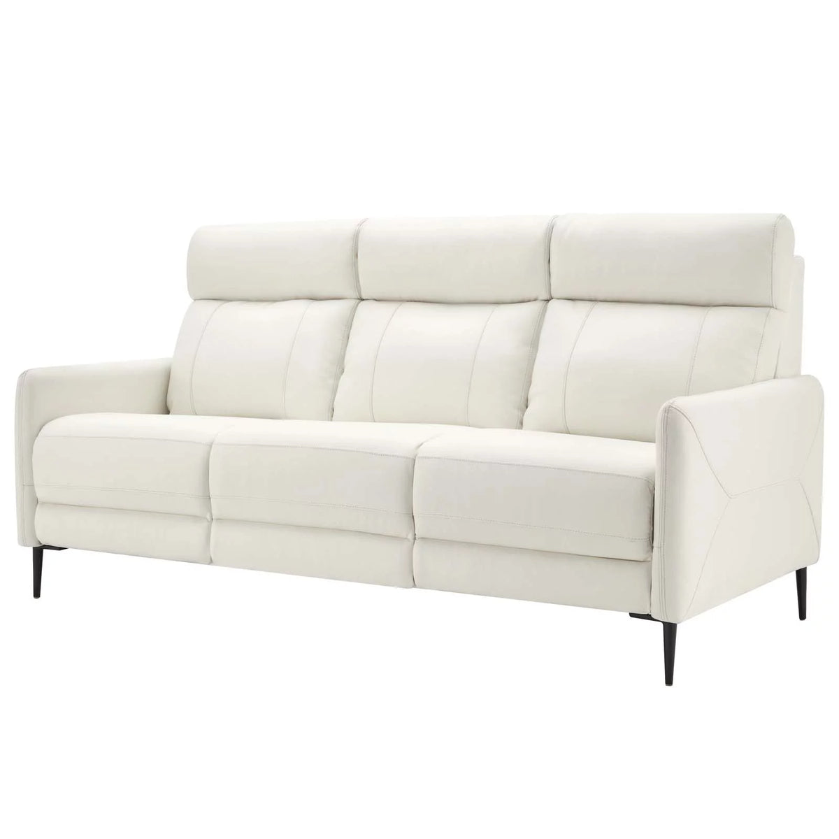 White Leather Sofa P865525