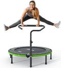 40"/48" Foldable Mini Trampoline with Adjustable Foam Handle F38059