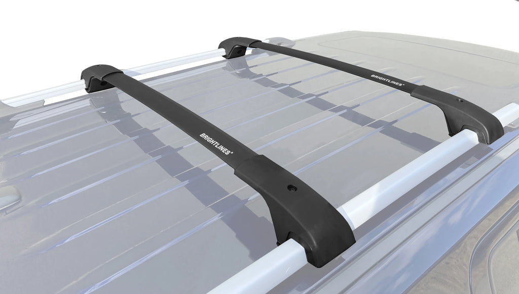 Black Aluminum Roof Rack Crossbars R76399