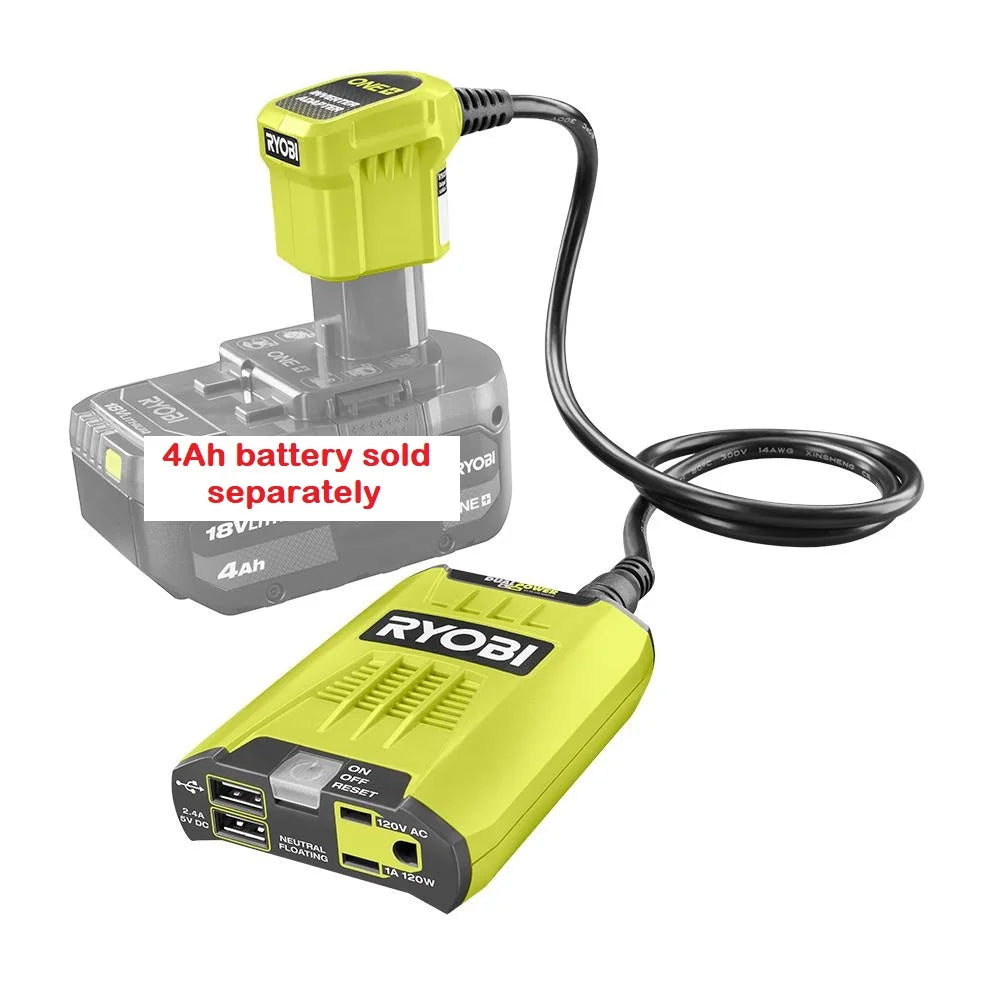 18-Volt Camping Kit with Fan, Light, Inverter, Batteries and Charger K4696