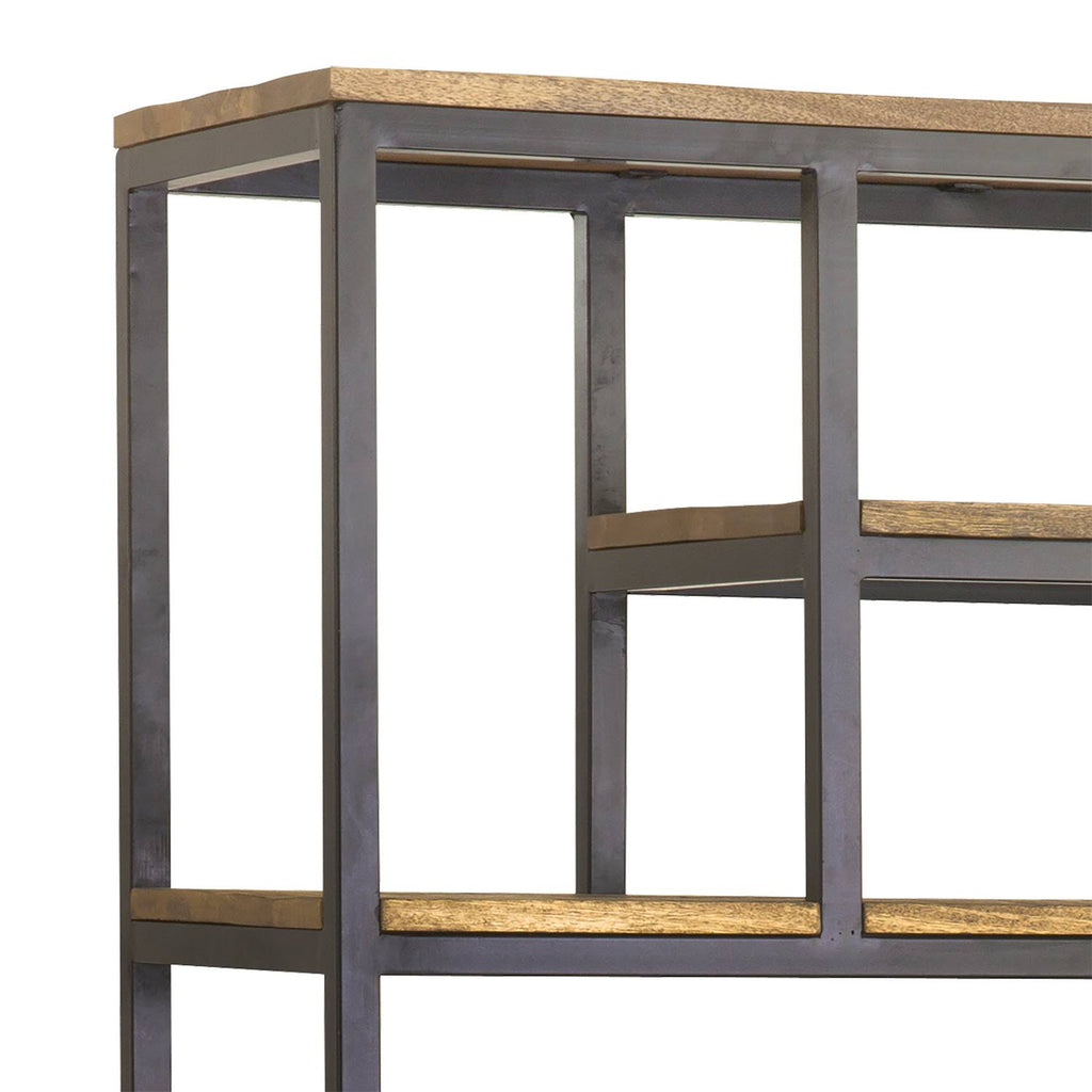 71 inch Mango Wood Bookcase U821269