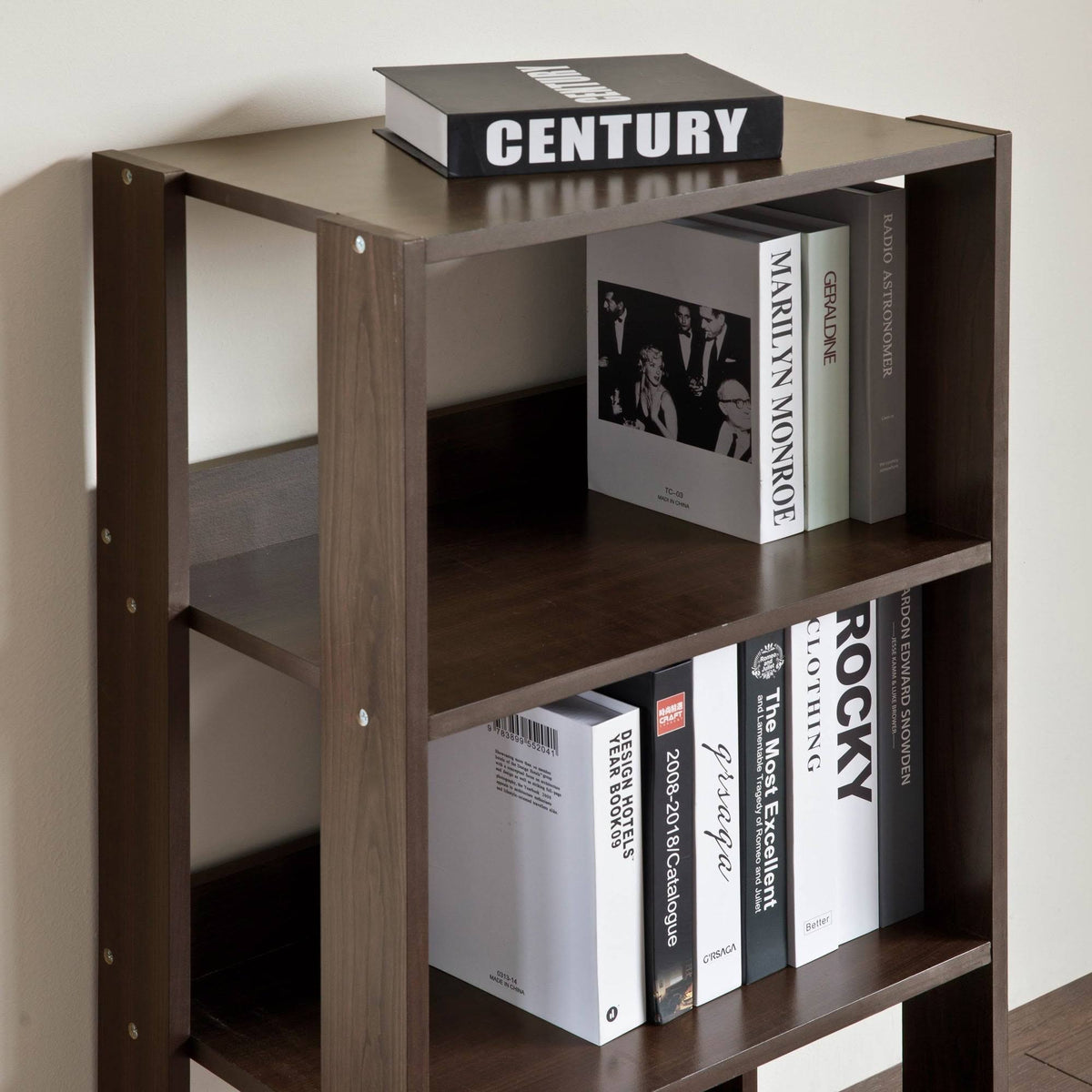 3-Shelf Bookcase Brown O510120