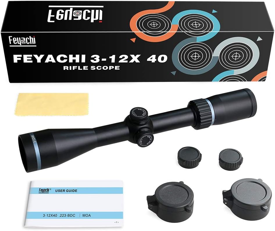 3-12x40mm Rifle Scope Black Matte X633452