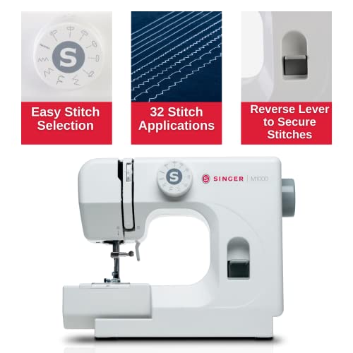 Blue Lightweight Portable Sewing Machine S91484
