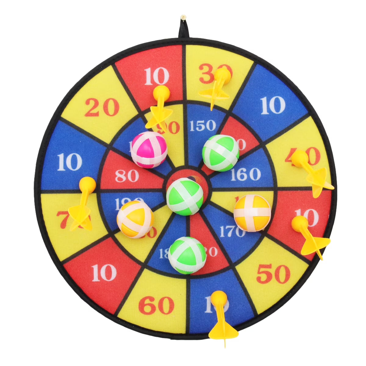 Flocking Dart Board with 4pcs Darts Dartboard Set W341