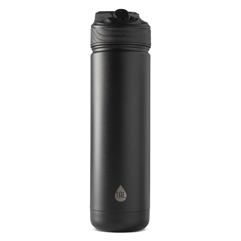 Black 26 oz Stainless Steel Water Bottle N6451
