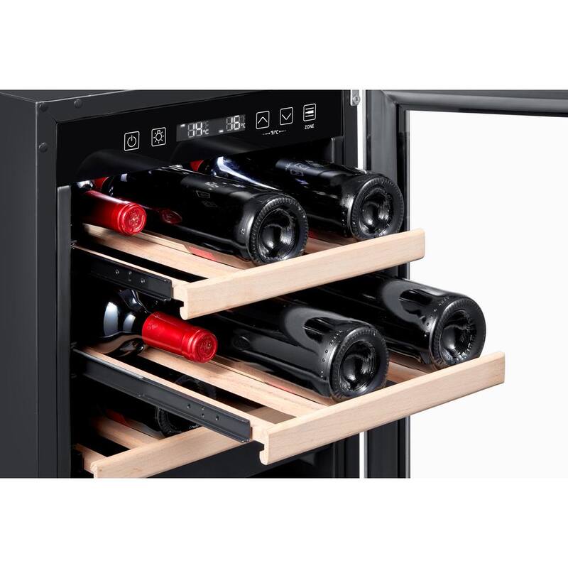 27-Bottle Dual Zone Stainless Steel Wine Cooler I160