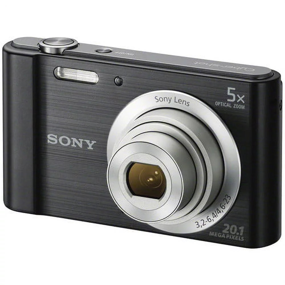 Black Digital Camera with 32GB Memory Card Y40421