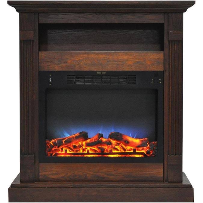White Mantel Electric Fireplace X255273