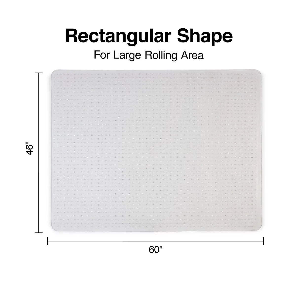 46" x 60" Low Pile Carpet Chair Mat V633