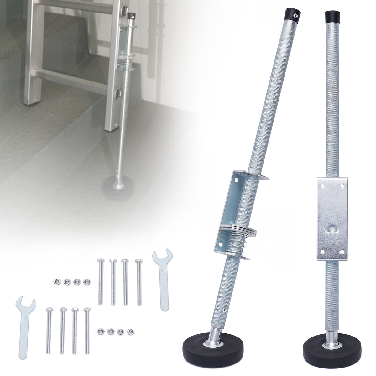 Adjustable Steel Ladder Leg Ground Leveler O4988