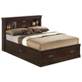 King Storage Platform Bed X784