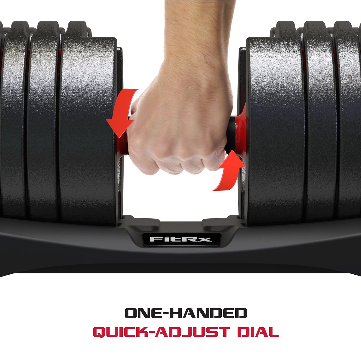 Adjustable Dumbbell 10-90 lbs Black O451
