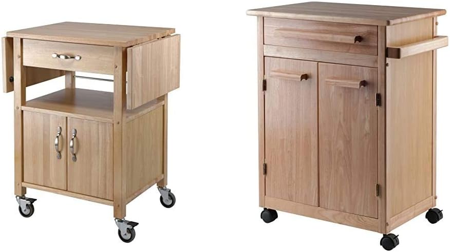 Drop-Leaf Kitchen Cart J60036