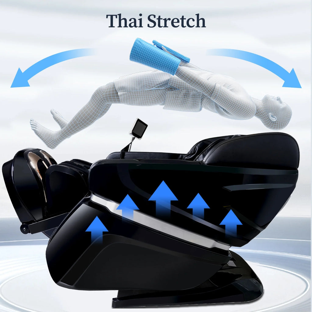 Black 4D Massage Chair Y87990