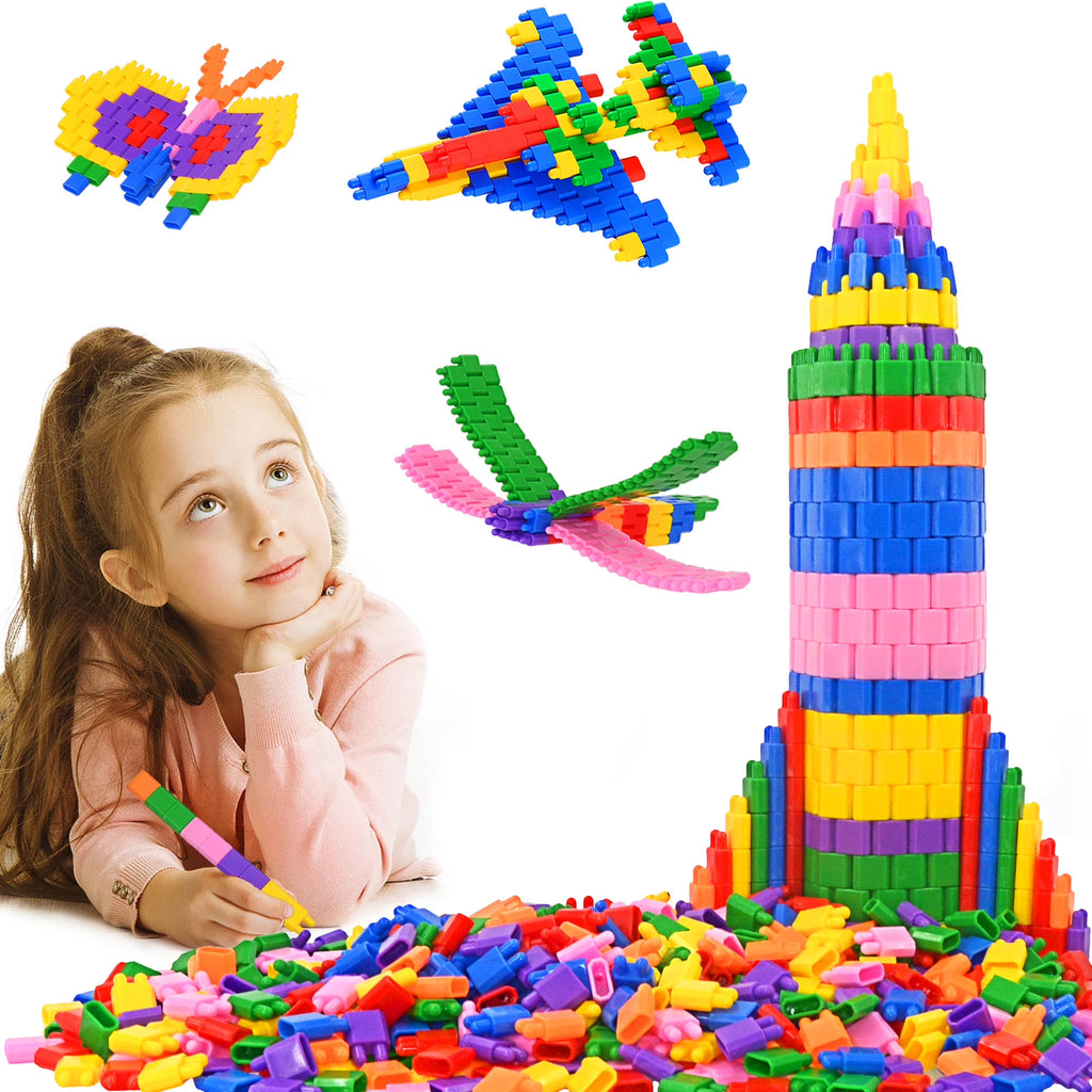 600 Pcs Building Blocks Construction STEM Toy J730982