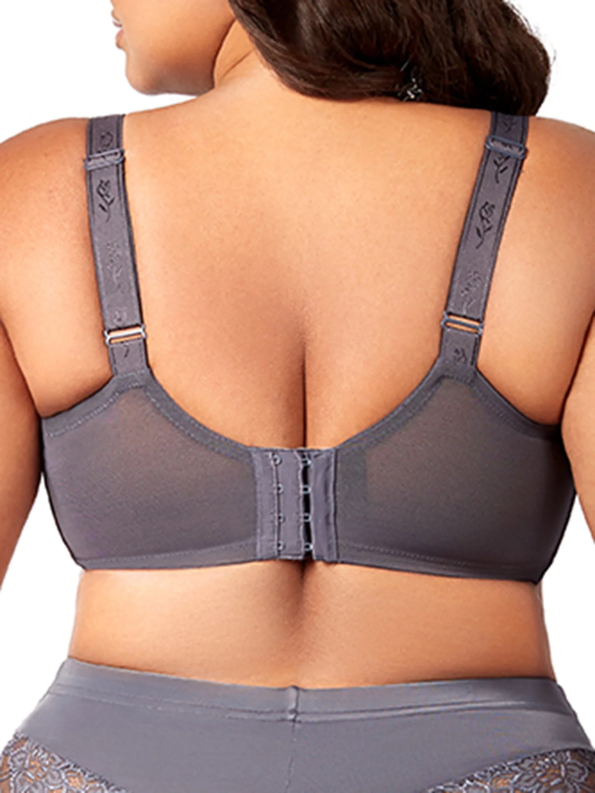 Grey Full Coverage Underwire Bra J397