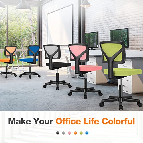 Black Mesh Desk Chair with Wheels A50306