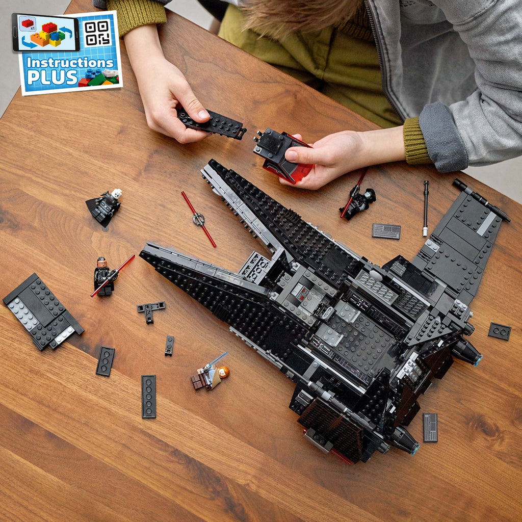 Buildable Toy Starship with Minifigure and Lightsabers C6048