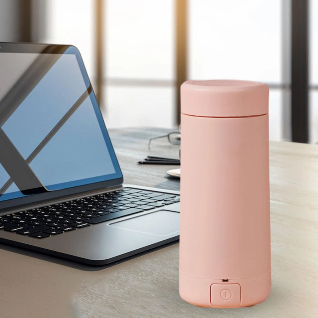 Portable Electric Hot Water Kettle Pink W325