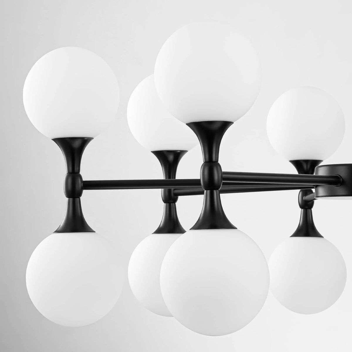 16-Light Dimmable Sputnik Linear Chandelier K41851
