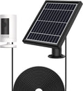 White Solar Panel with Wall Mount and Power Cable P452403