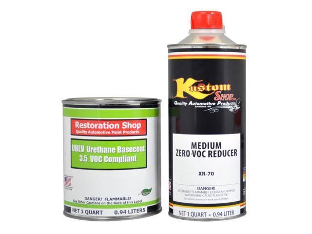 Aquamarine Firemist Quart Low VOC Urethane Basecoat Auto Body Paint Kit E31653