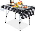 Folding Portable Aluminum Camping Table with Tablecloth T653