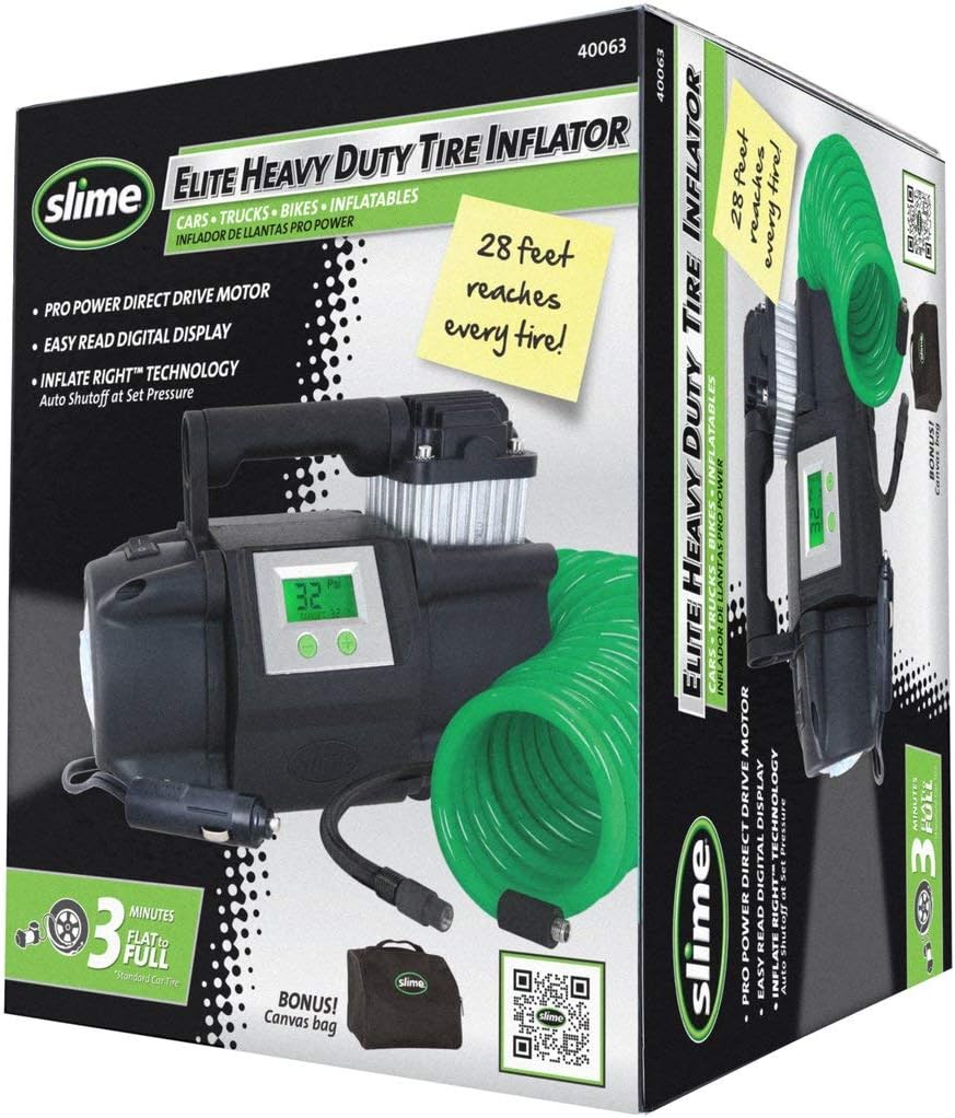 Portable 12V Tire Inflator Air Compressor with Digital Display M127