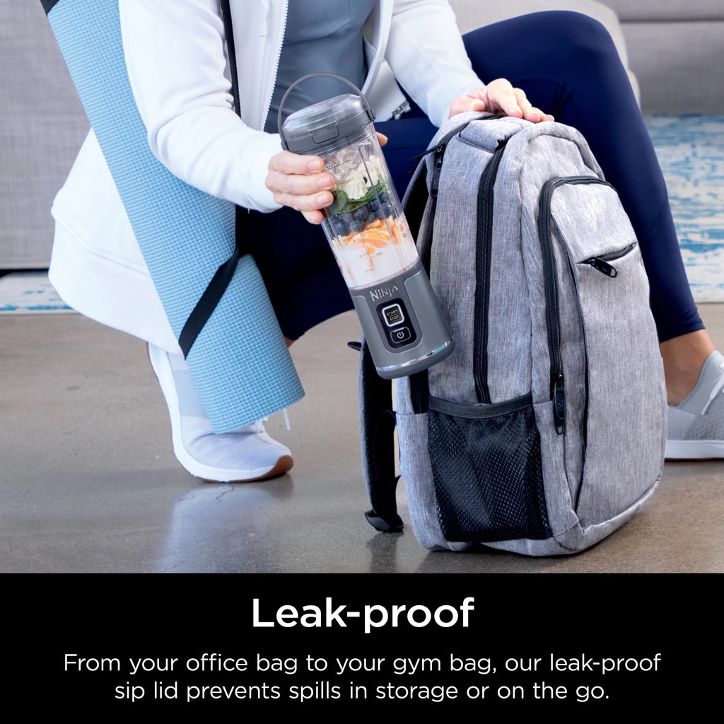 Denim Blue 18 oz Portable Blending Vessel with Leakproof Lid C3888