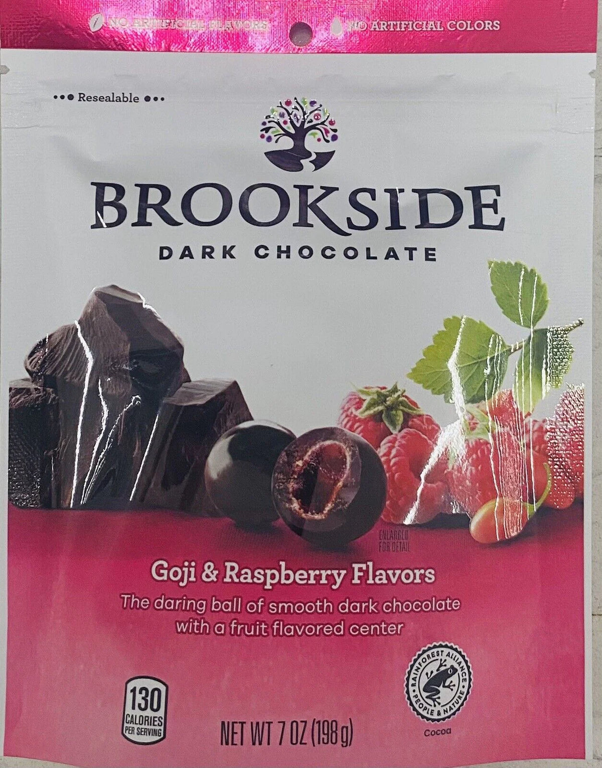 Dark Chocolate Goji & Raspberry Flavors 7 Oz Bag O4746