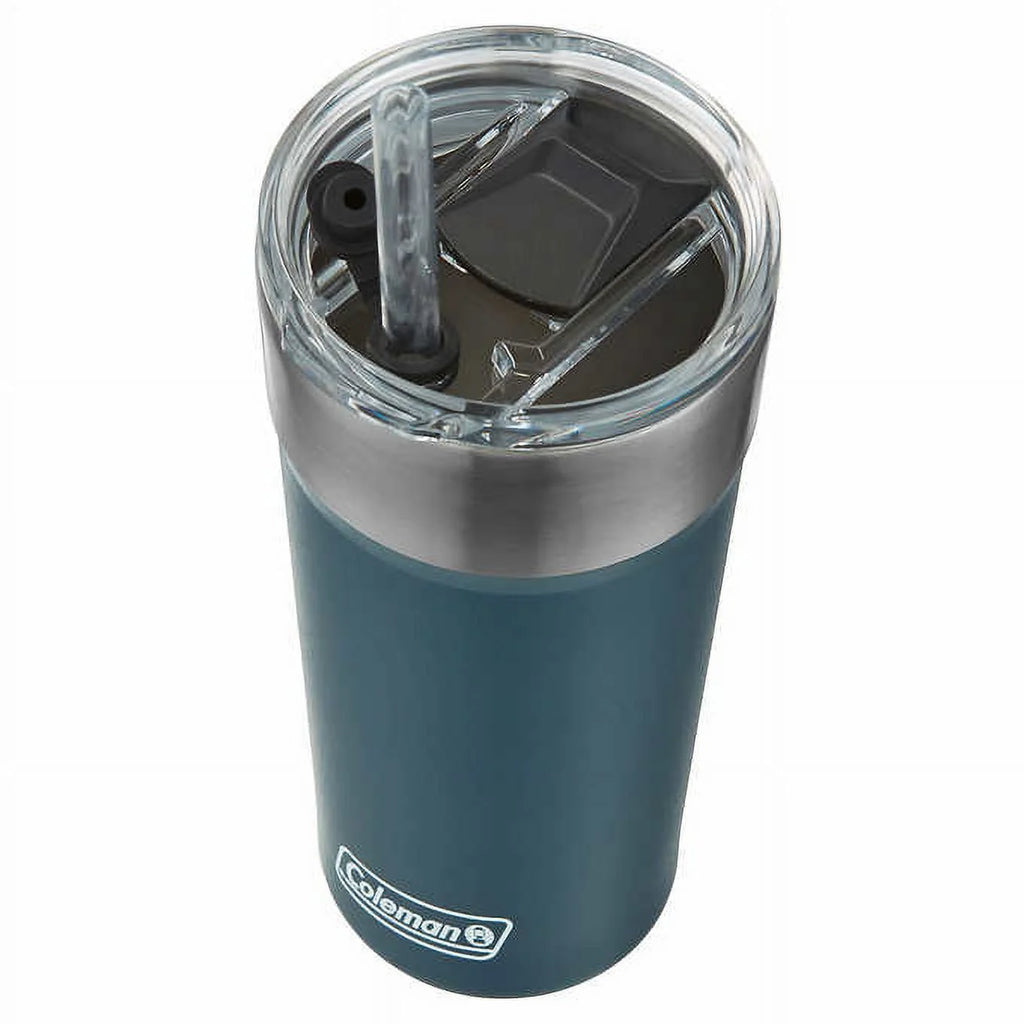 20oz Green and 18oz Blue Stainless Steel Tumbler 2-pack H3414