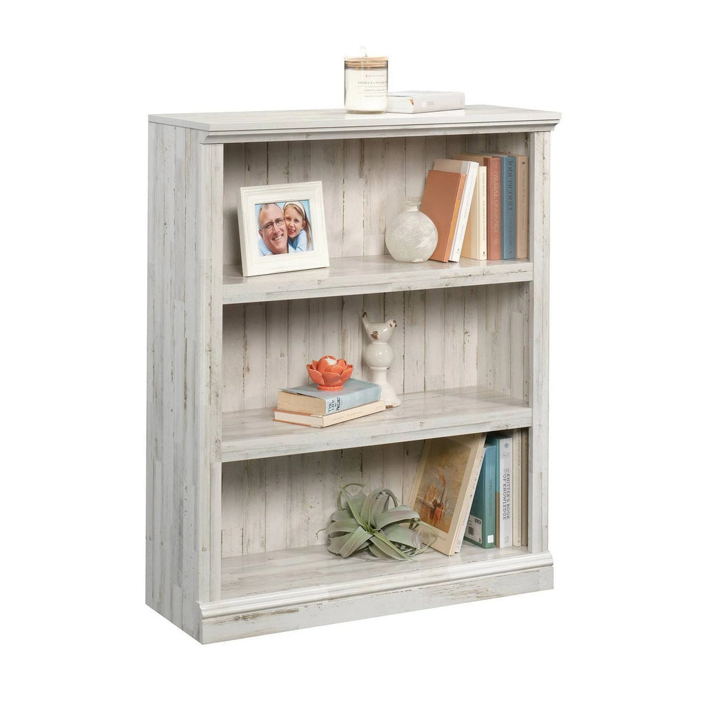 White Plank 3-Shelf Bookcase N3794
