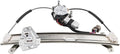 Power Window Lift Regulator with Motor Assembly Compatible with 2003-2007 Honda Accord Pack of 2 S75815