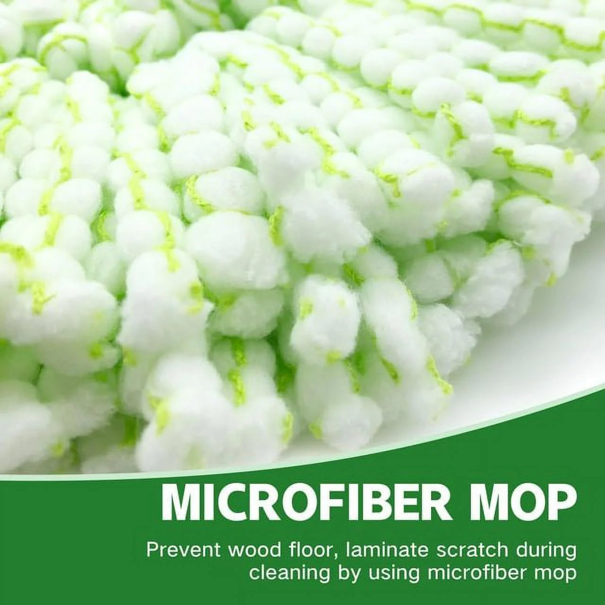 3-Pack Microfiber Washable Replacement Mop Head S142