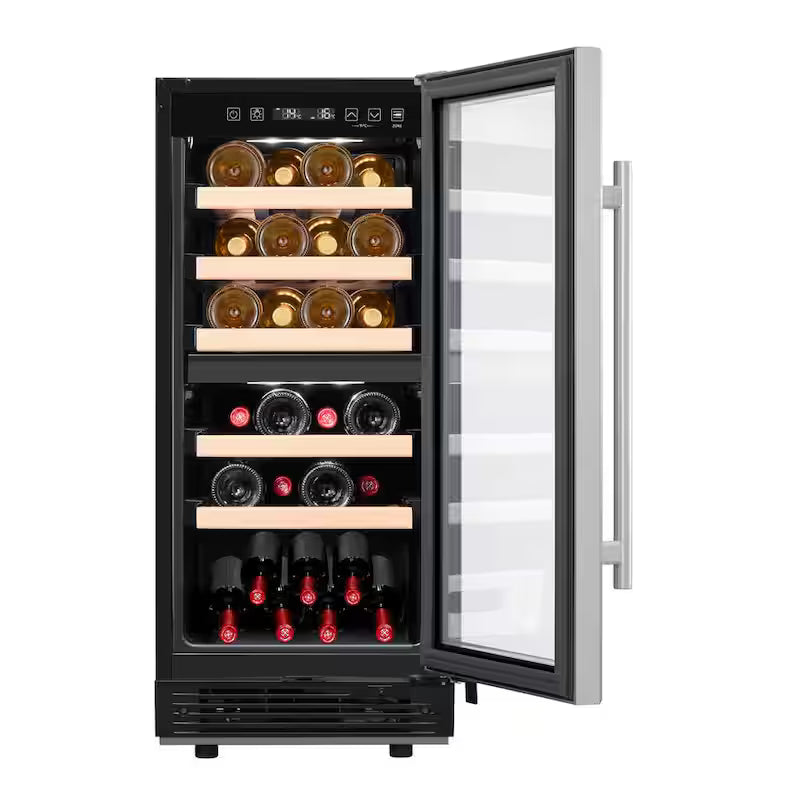 27-Bottle Dual Zone Stainless Steel Wine Cooler I160